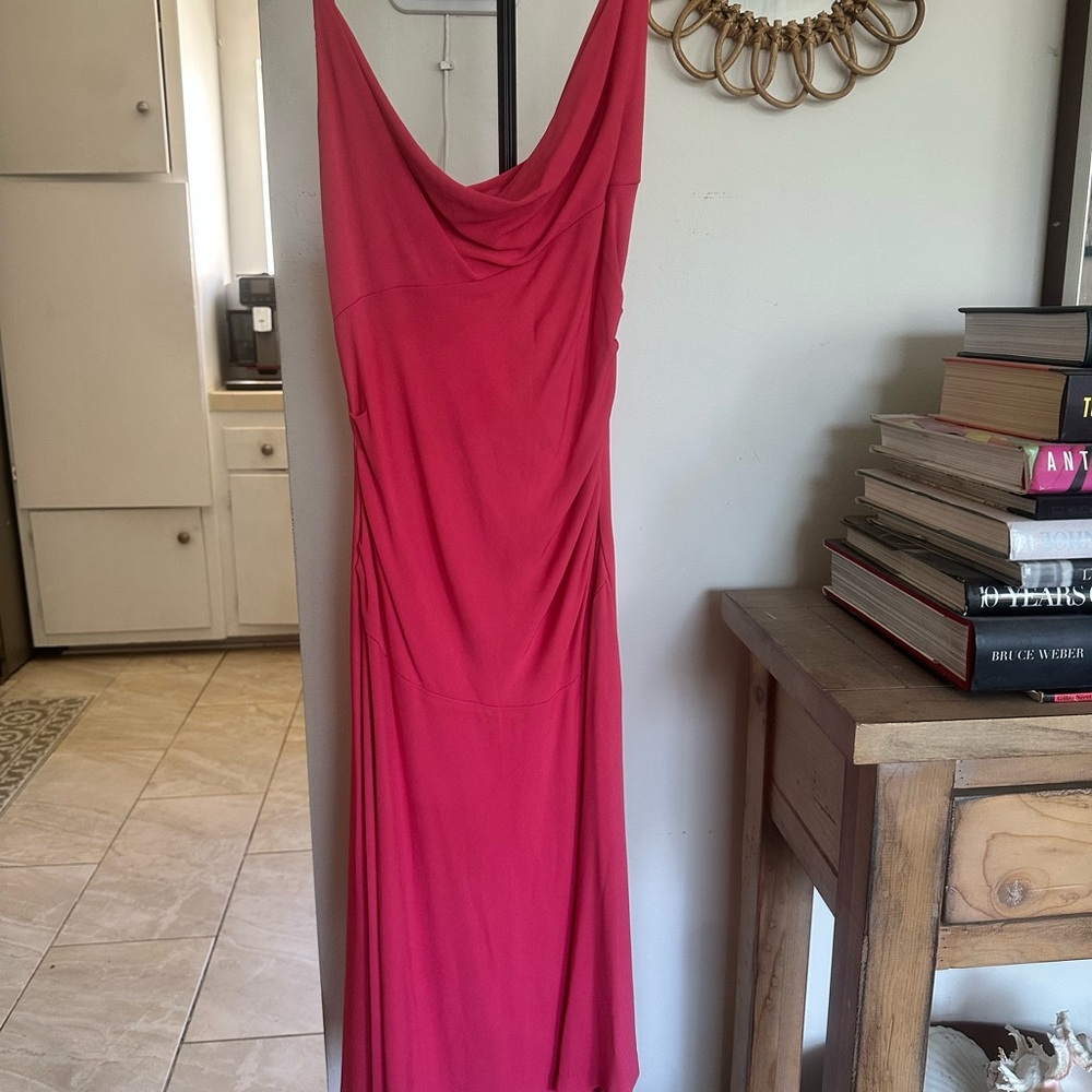 Diane Von Furstenberg Asymmetrical Pink Dress